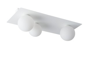 Argon lampa sufitowa 3-punktowa prostokątna biała 33278