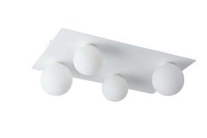 Argon lampa sufitowa 4-punktowa prostokątna biała 33281