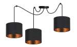 Candida lampa wisząca 3-punktowa czarna 33-00859