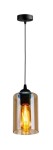Bistro lampa wisząca 1-punktowa czarna 31-00569