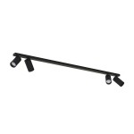 Mono lampa sufitowa (spot) 4-punktowa czarna 7843