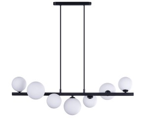 Sybilla lampa wisząca 7-punktowa czarna AZ4406