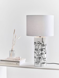 Family lampa stołowa 1-punktowa biała 108246