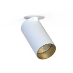 Mono Surface lampa sufitowa wpustowa (spot) 1-punktowa biała/złota 7683