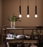 Sencillo lampa wisząca 3-punktowa czarna 108262