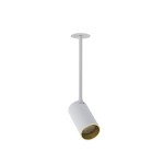 Mono Surface Long S lampa wisząca wpustowa 1-punktowa biała/złota 7676