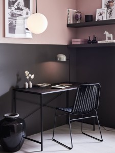 Dione lampa wisząca 1-punktowa czarna/biała 108267