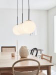 Dione lampa wisząca 3-punktowa czarna/biała 108269