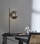 Dione lampa stołowa 1-punktowa mosiądz/dymiona 108272