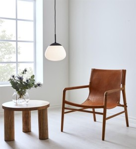 Rise lampa wisząca 1-punktowa czarna/biała 108295