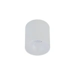 Biała lampa sufitowa Point Tone 1-punktowa, cylindryczna, z matowym wykończeniem. Ujęcie z dołu, pokazujące otwartą konstrukcję oraz wewnętrzny klosz. Prosta forma, idealna do nowoczesnych wnętrz. Tło jednolite, co podkreśla produkt.