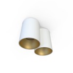 Eye Tone lampa sufitowa 2-punktowa biała/złota 7665