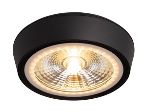 Charon LED lampa sufitowa IP65 czarna C0208