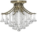 Wenecja lampa sufitowa 4-punktowa mosiądz 5192/4 21QG