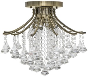 Wenecja lampa sufitowa 4-punktowa mosiądz 5192/4 21QG