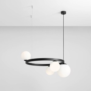 Garda lampa wisząca 4-punktowa czarna 1099L1_R