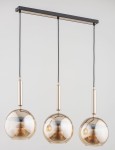 Volda New lampa wisząca 3-punktowa czarna/złota 63065