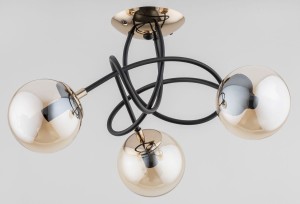 Tiara lampa sufitowa 3-punktowa złota 63022