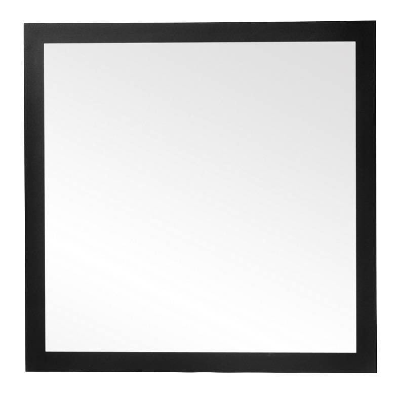 Panel LED natynkowy kwadratowy o wymiarach D40x40 cm, mocy 36W, w temperaturze barwowej 4000K, w czarnej ramie. Ujęcie frontalne, produkt leżący na białym tle, z gładką powierzchnią.