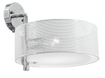 Antila kinkiet 1-punktowy chrom/biała siatka DRS8006/1 WH NET