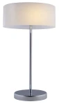 Antila lampka biurkowa 1-punktowa chrom/biała DRS8006/1D 8C