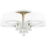 Antila E27 + 27LED lampa sufitowa (z pilotem) 5-punktowa mosiądz/biała DRS8006/5 21QG