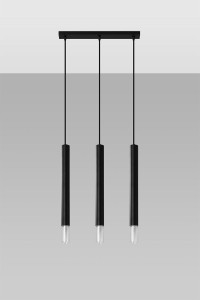 Wezyr lampa wisząca 3-punktowa czarna SL.0962