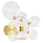 Capri LED kinkiet 1-punktowy złoty XCW9148-1B