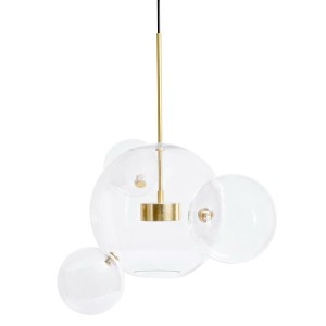 Capri LED lampa wisząca 1-punktowa złota MSE1501100544