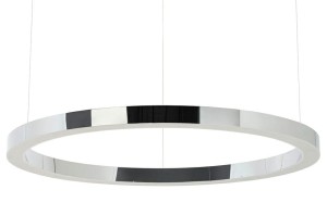 Ring D100 LED lampa wisząca 1-punktowa srebrna JD8169-100.SILVER
