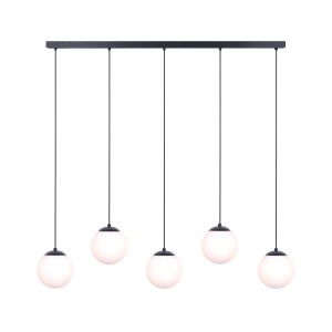 Camina lampa wisząca 5-punktowa czarna K-4747