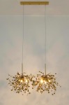 Monete lampa wisząca 6-punktowa złota MSE1501100460