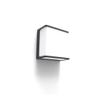 Doblo LED 4000K kinkiet elewacyjny 1-punktowy ciemnoszary 5105003125