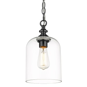 Prague lampa wisząca 1-punktowa czarna P01947BK