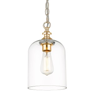 Prague lampa wisząca 1-punktowa złota P01909AU