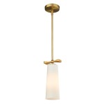 Bow lampa wisząca 1-punktowa mosiądz P01138BR