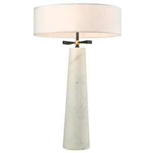 Bow lampa stołowa 2-punktowa czarna/mosiądz T02107BK