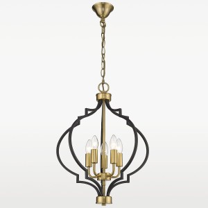 Nashville lampa wisząca 5-punktowa P05179BK AU