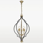 Nashville lampa wisząca 5-punktowa P05186BK AU