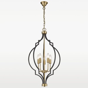 Nashville lampa wisząca 5-punktowa P05186BK AU