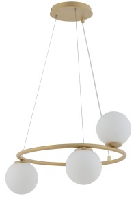 Gama Koło lampa wisząca 3-punktowa złota 33380