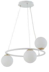 Gama Koło lampa wisząca 3-punktowa biała 33384