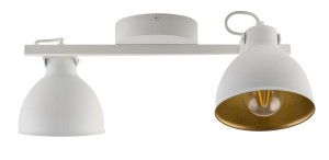 Mars lampa sufitowa (spot) 2-punktowy biała/złota 32269