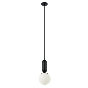 Aldeva D15 lampa wisząca 1-punktowa czarna PND-02340-1S-BK