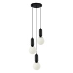 Aldeva lampa wisząca 3-punktowa czarna PND-02340-3S-BK