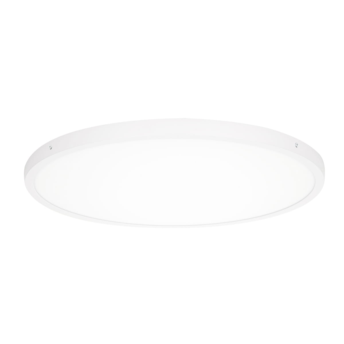 Plafon Pelaro D60 LED w kolorze białym, okrągły kształt, matowy wykończenie, średnica 60 cm, 1-punktowy, temperatura barwowa 4000K, zamontowany na suficie, prosty design bez zdobień, idealny do nowoczesnych wnętrz.