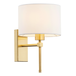 Abbano welur kinkiet 1-punktowy biały  8048AR