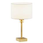 Abbano welur lampka stołowa 1-punktowa biała 8047AR