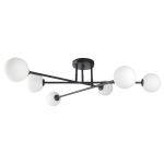 Dorado lampa sufitowa 6-punktowa czarna LP-002/6C BK