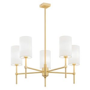 Abruzzo lampa wisząca 5-punktowa biały 2134AR